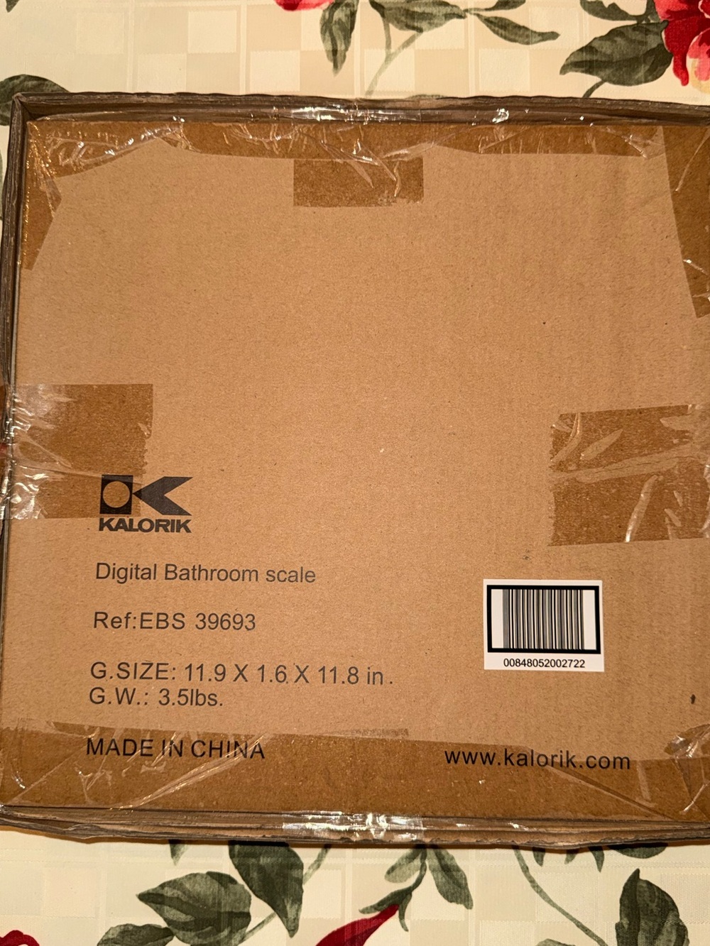 NIB Kalorik Digital Bathroom Scale - Glass Weight Scale EBS 39693